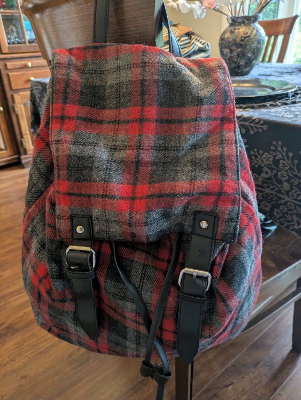 Flannel Backpack - Picture 3 of 3